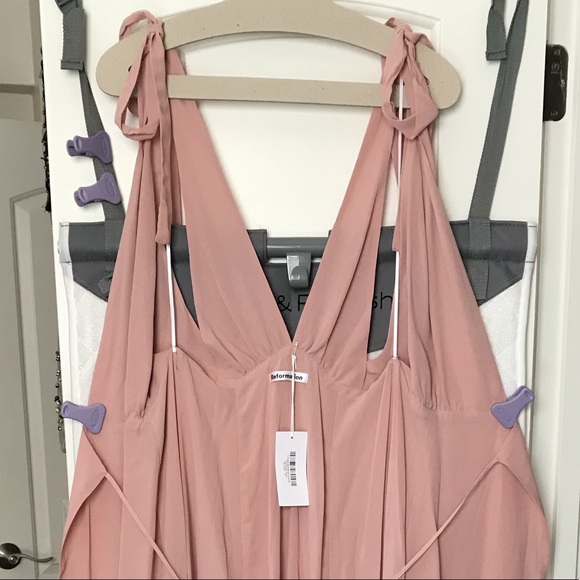 NWT Reformation Chardonnay dress, small, blush - Picture 2 of 7